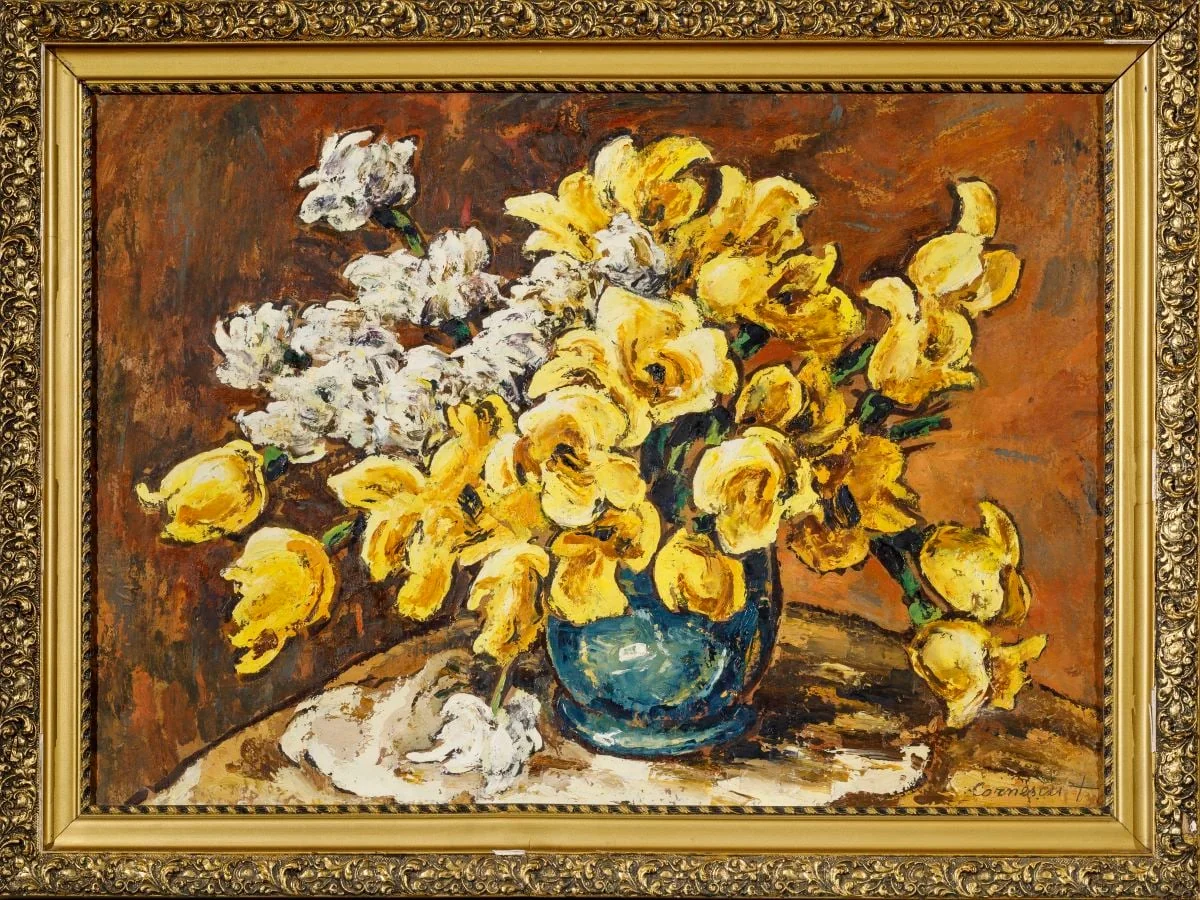 Vas cu flori, detail