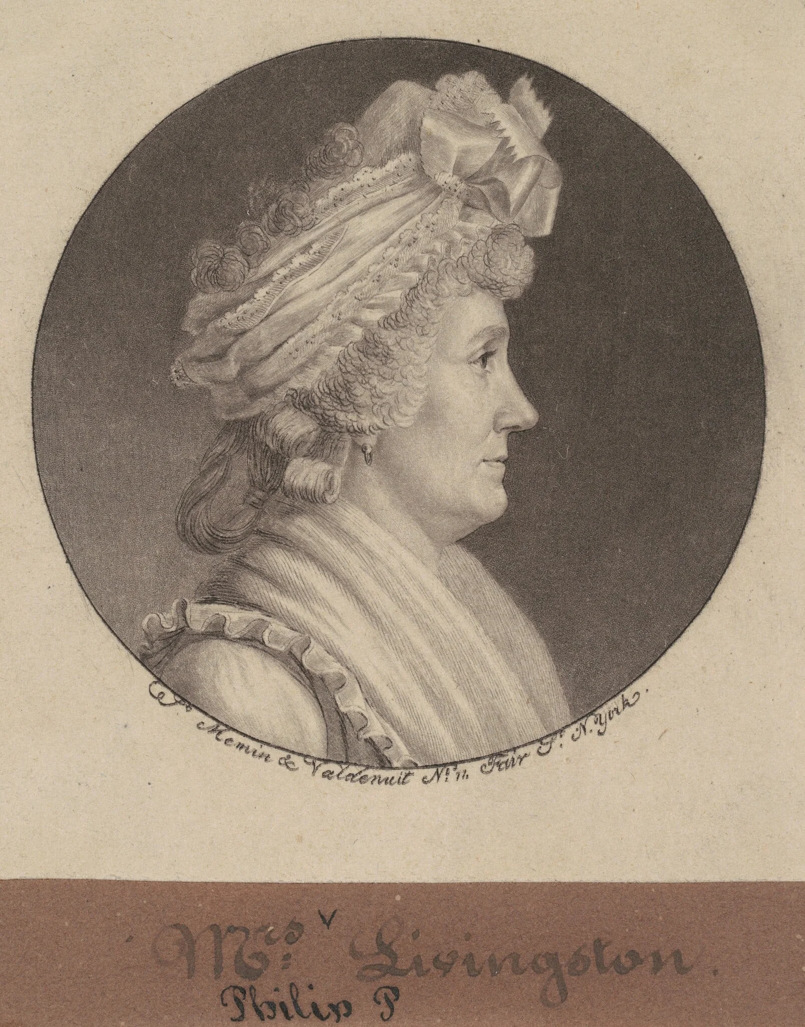 Sarah Johnson Livingston, detail