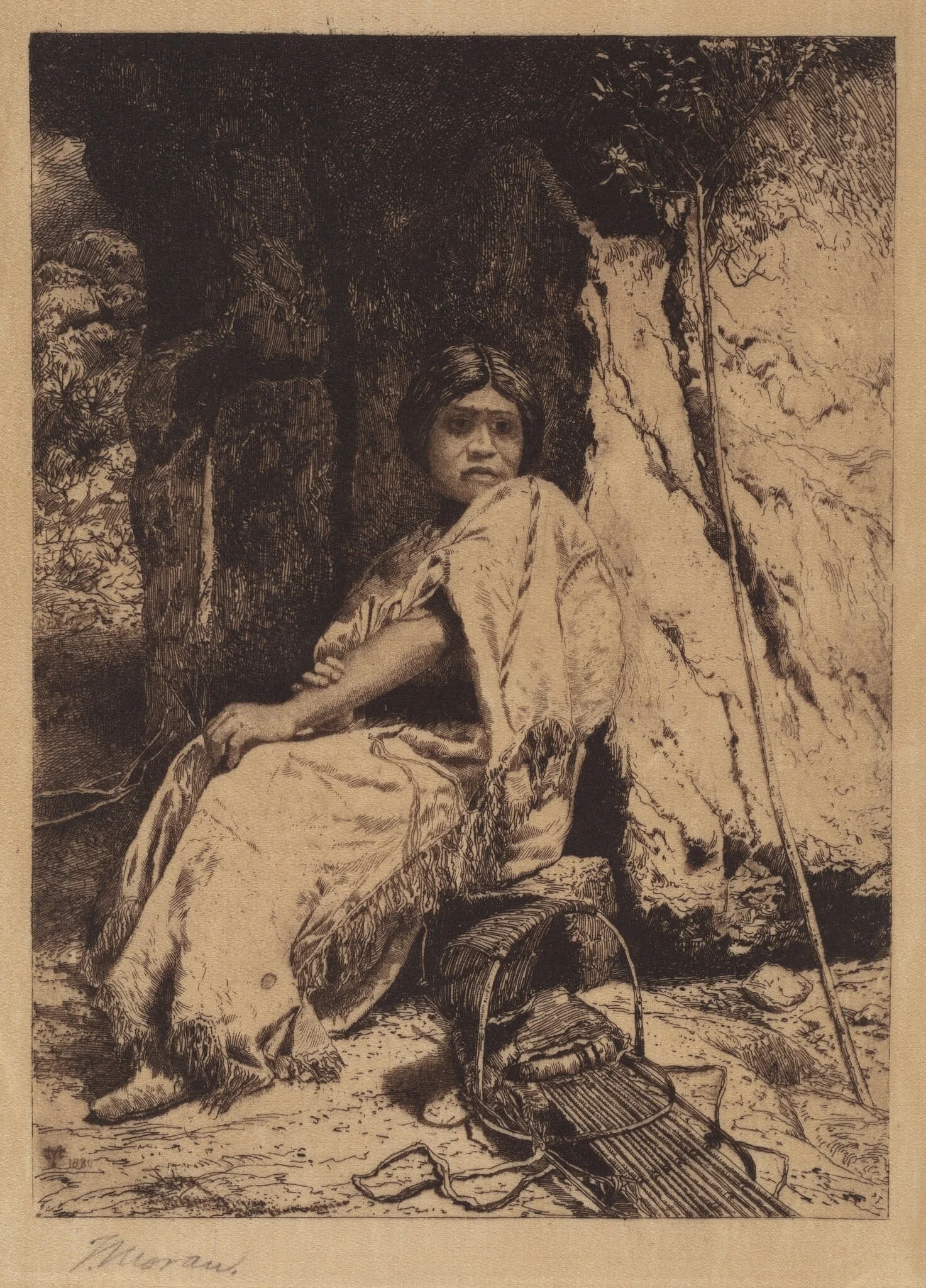 The Empty Cradle, detail