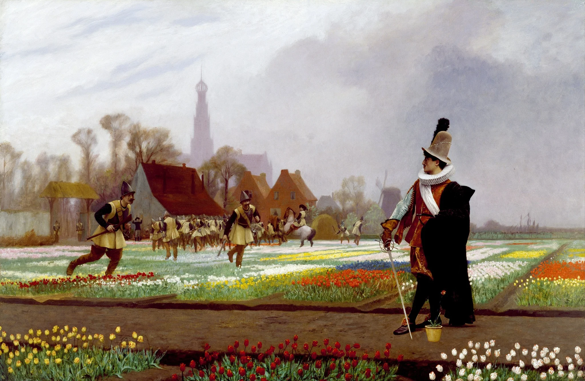 The Tulip Folly, detail