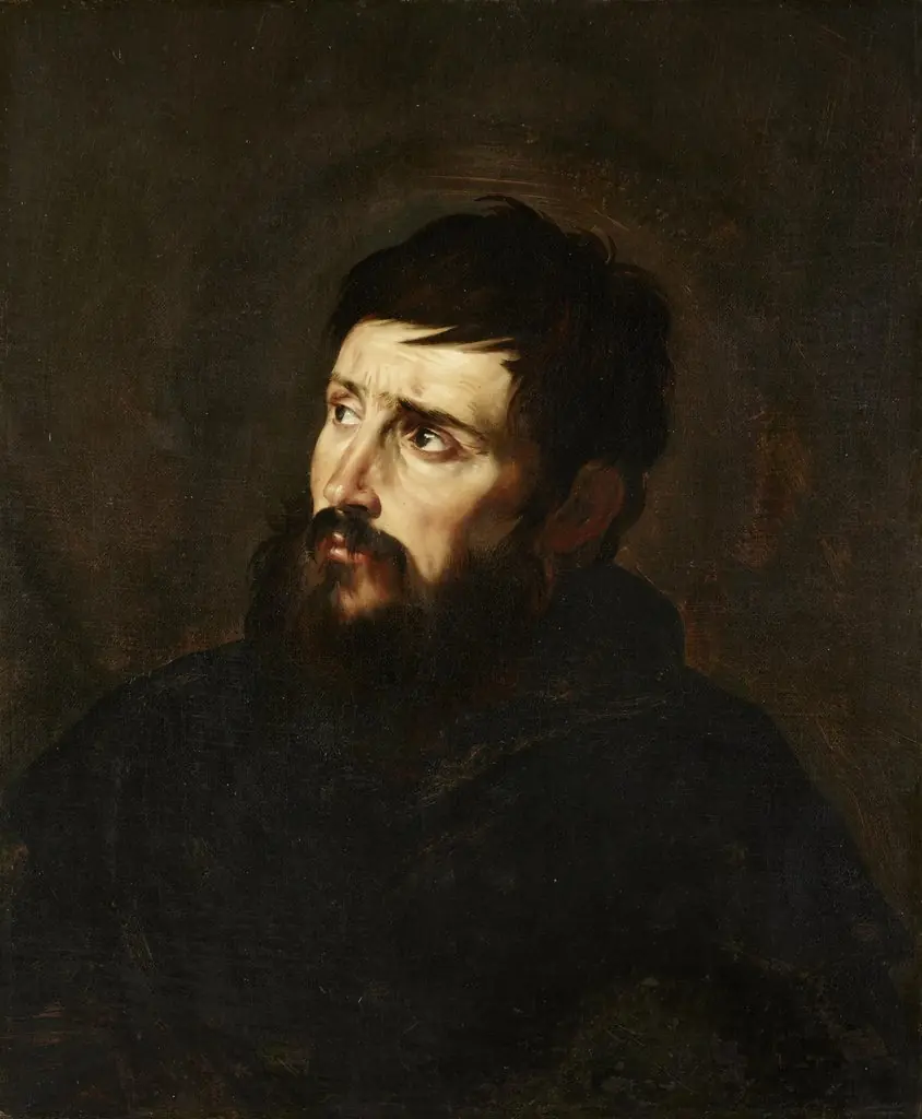 Portrait of a Man, by Jusepe de Ribera, oil, 1613