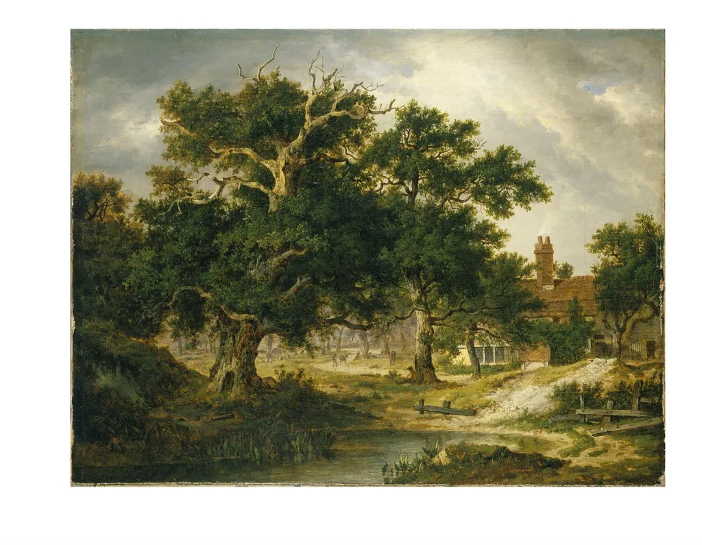 Sir Philip Sidney's Oak, by Patrick Nasmyth, oil, 1825