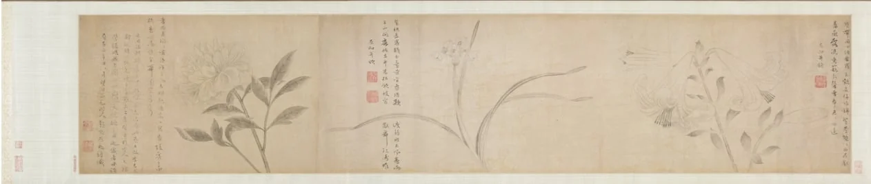 Ink Flowers, detail