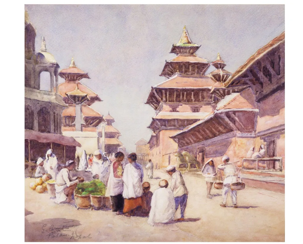Untitled, by W. E. A. Armstrong, watercolor, 1898