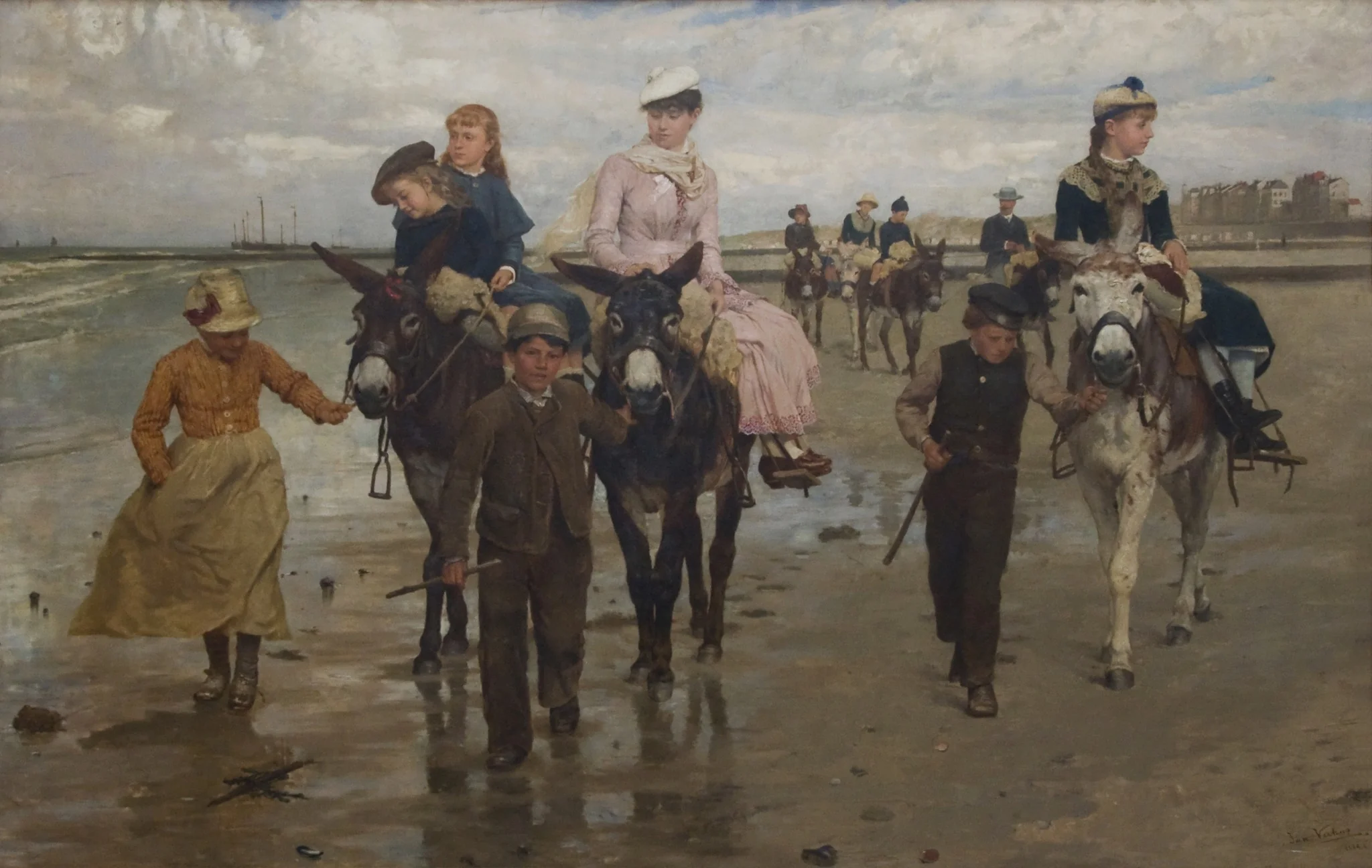 Promenade on the Beach - Heist-aan-Zee, detail