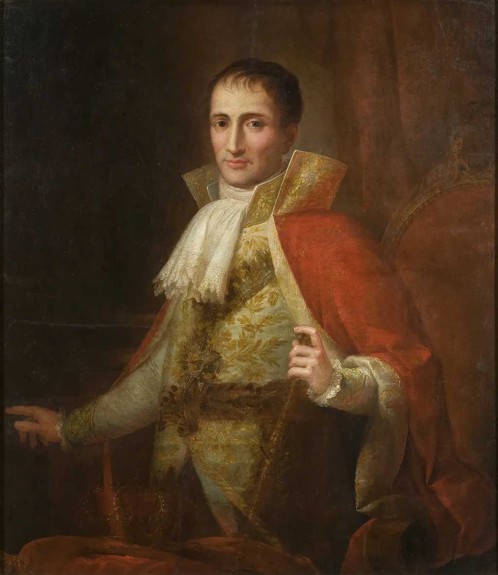 Portrait of King Joseph I, by Joseph Flaugier, oil, 1809