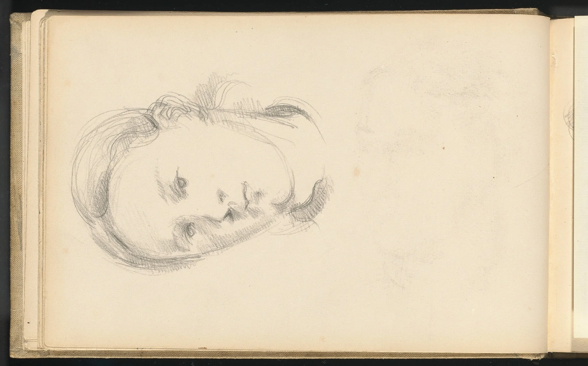 Head of a Young Woman, detail