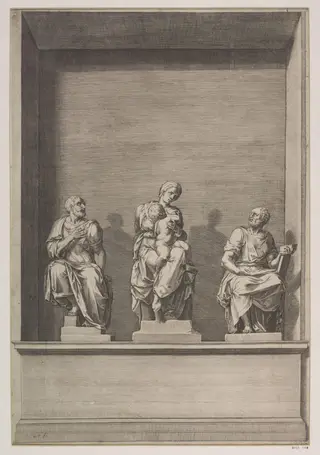 Untitled, by Cornelius Cort, 1550