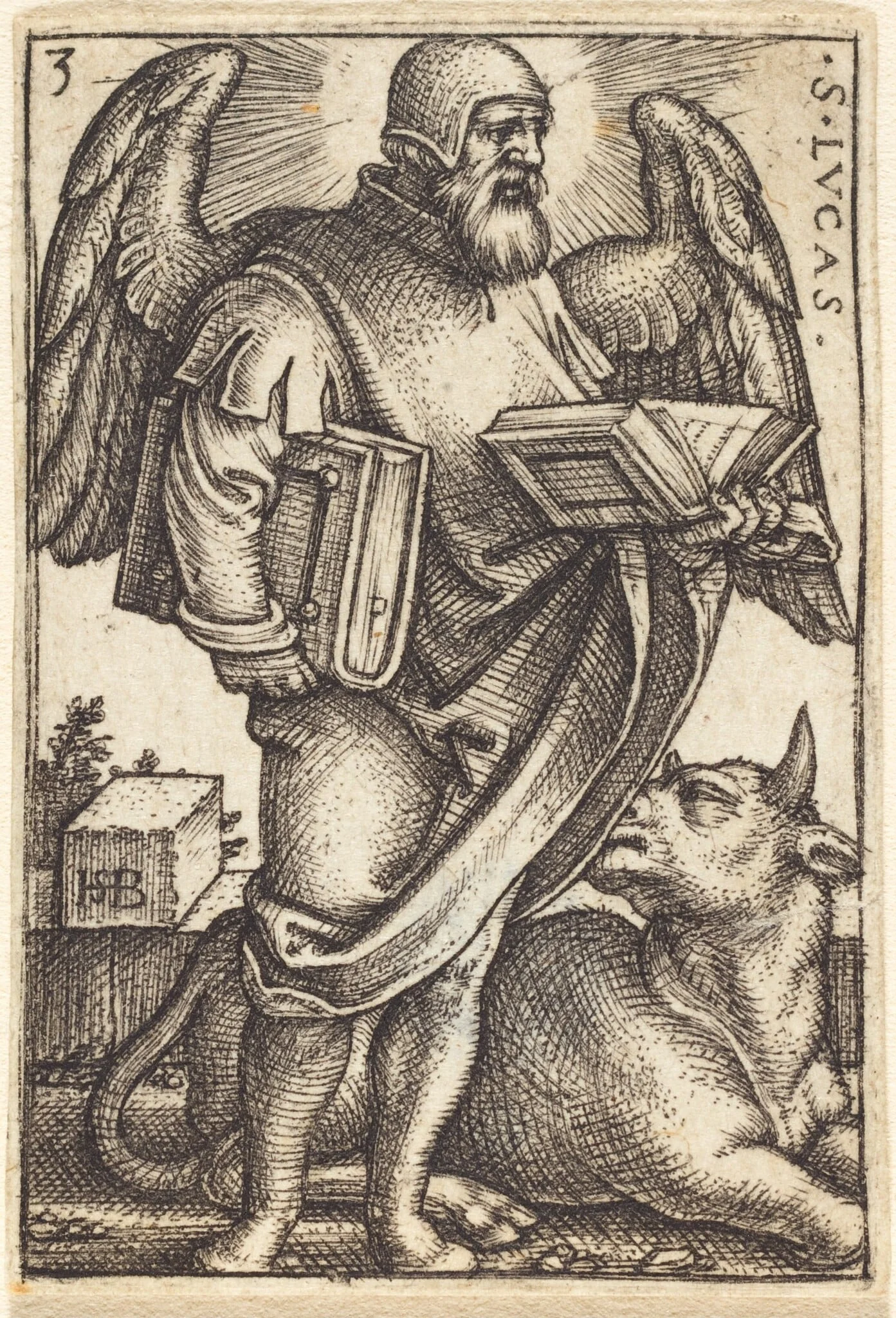 Saint Luke, detail