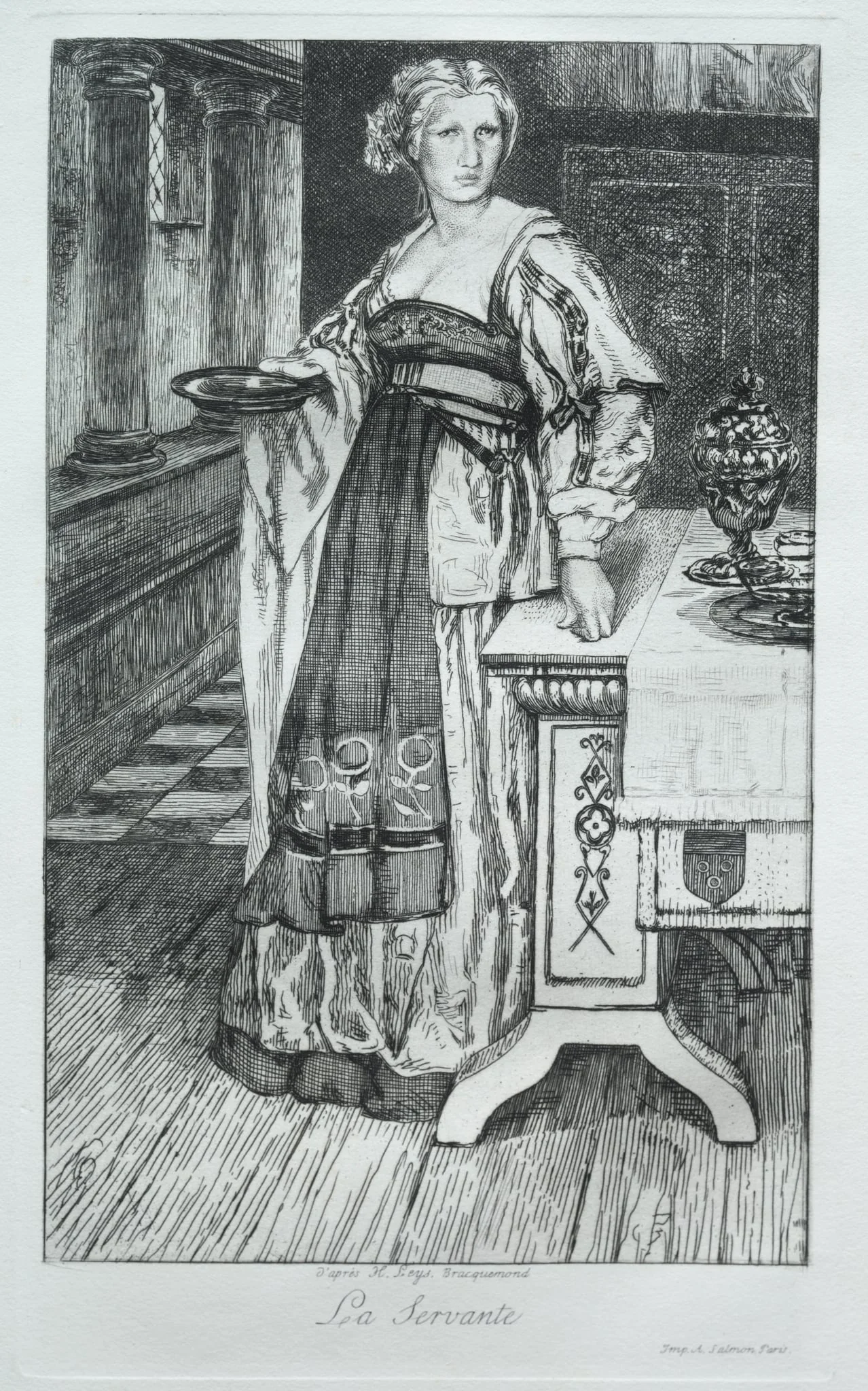 The Maidservant, detail