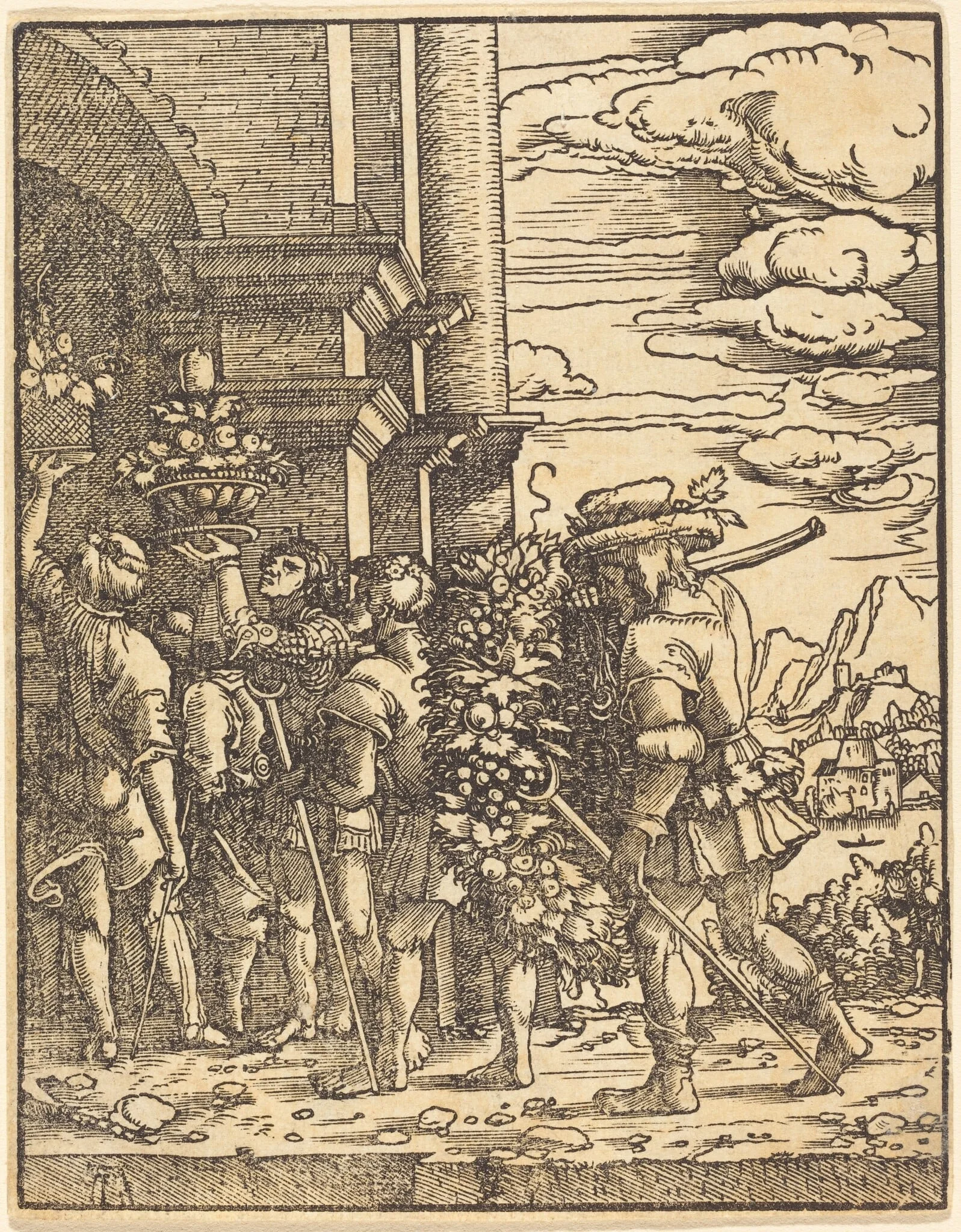 Joshua and Caleb, detail