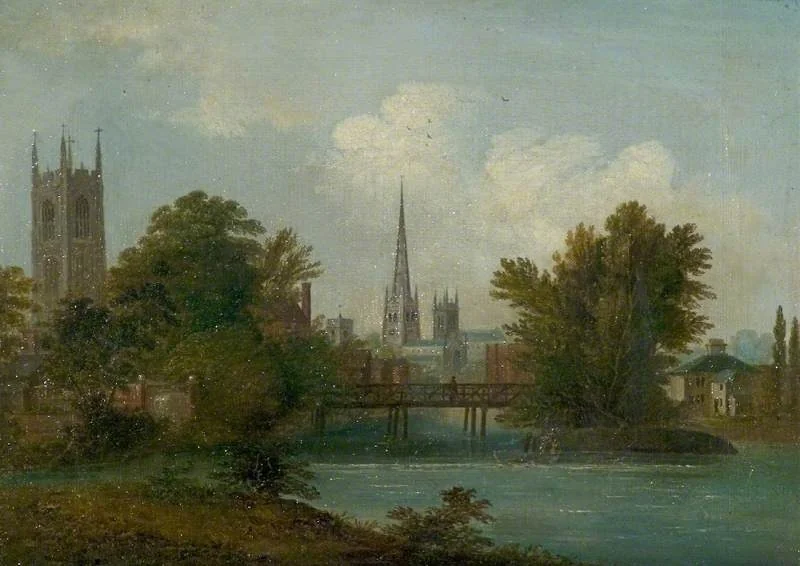 River Derwent, Derby, detail