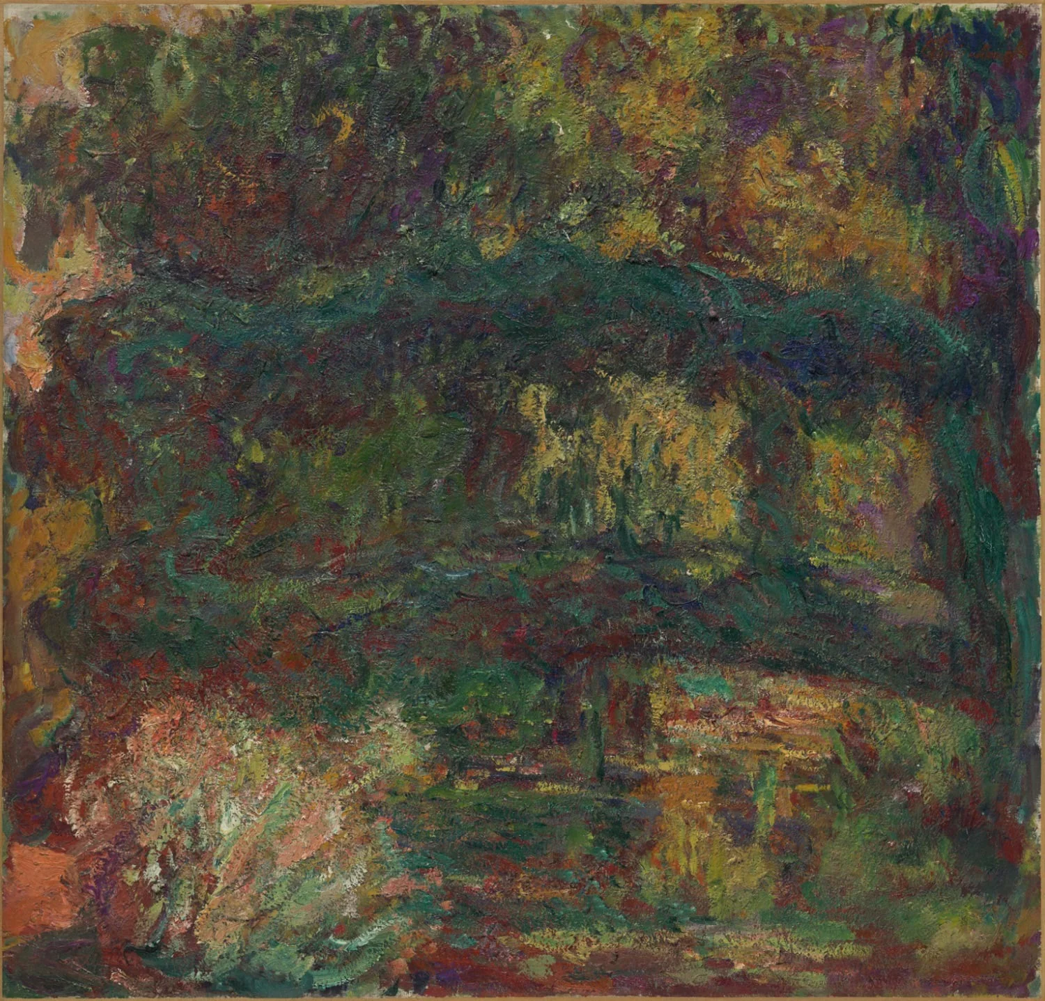 Nymphéas, Japanese Bridge, detail