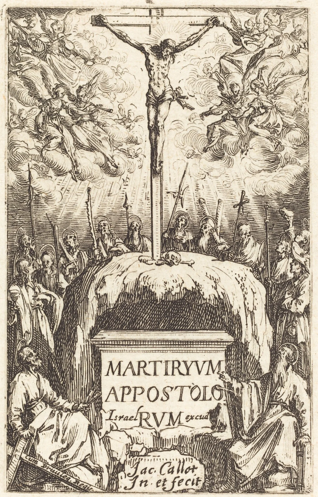 Title Page for "The Martyrdoms of the Apostles", detail