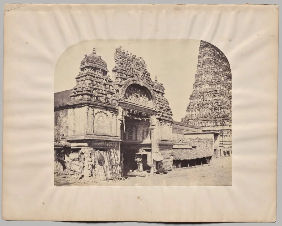 Entrance to the Minakshi Sundareshvara Temple, Madurai, detail
