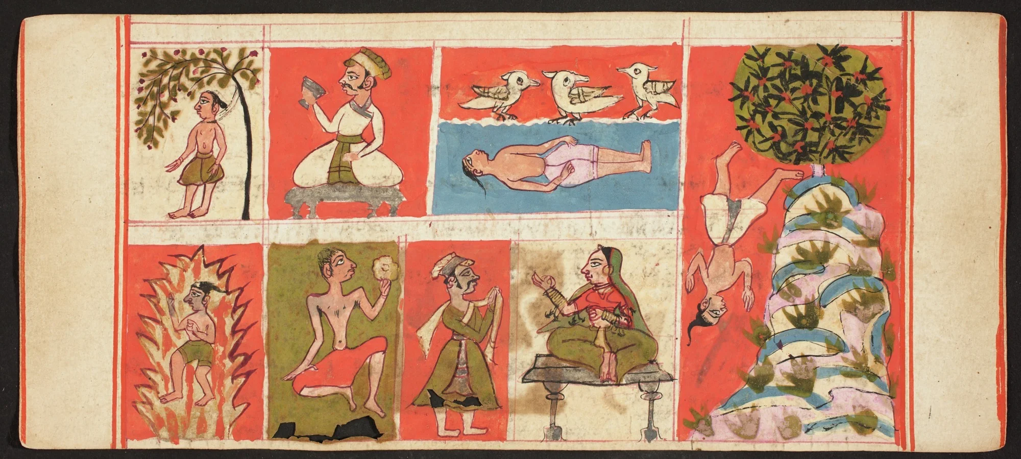 Tantric Manuscript, "Sangrahani Sutra", detail