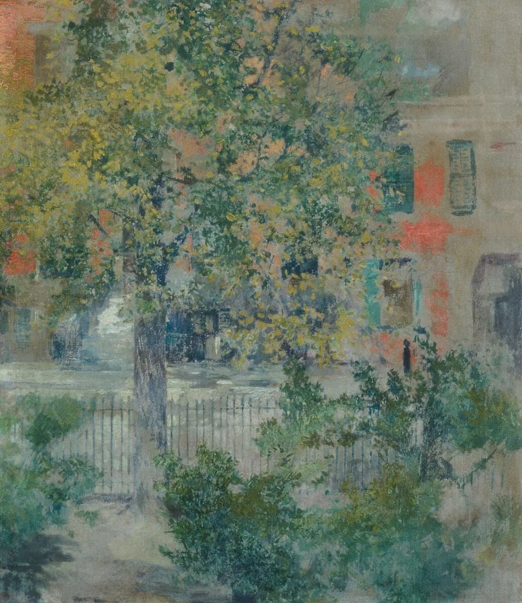 View from the Artist's Window, Grove Street, detail