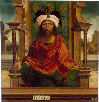 Isaiah, by Master of Becerril, oil, 1525