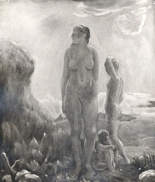 Landscape with Figures, detail