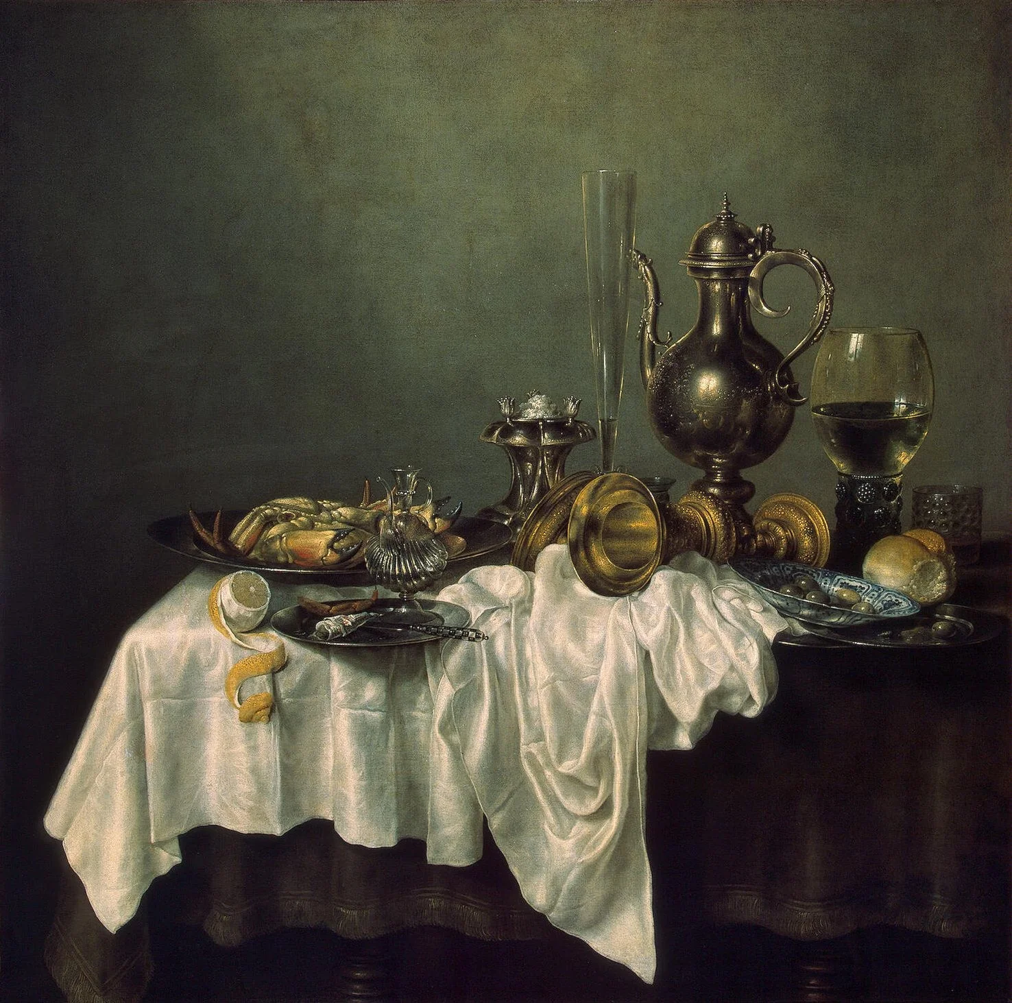 Breakfast with a Crab, detail
