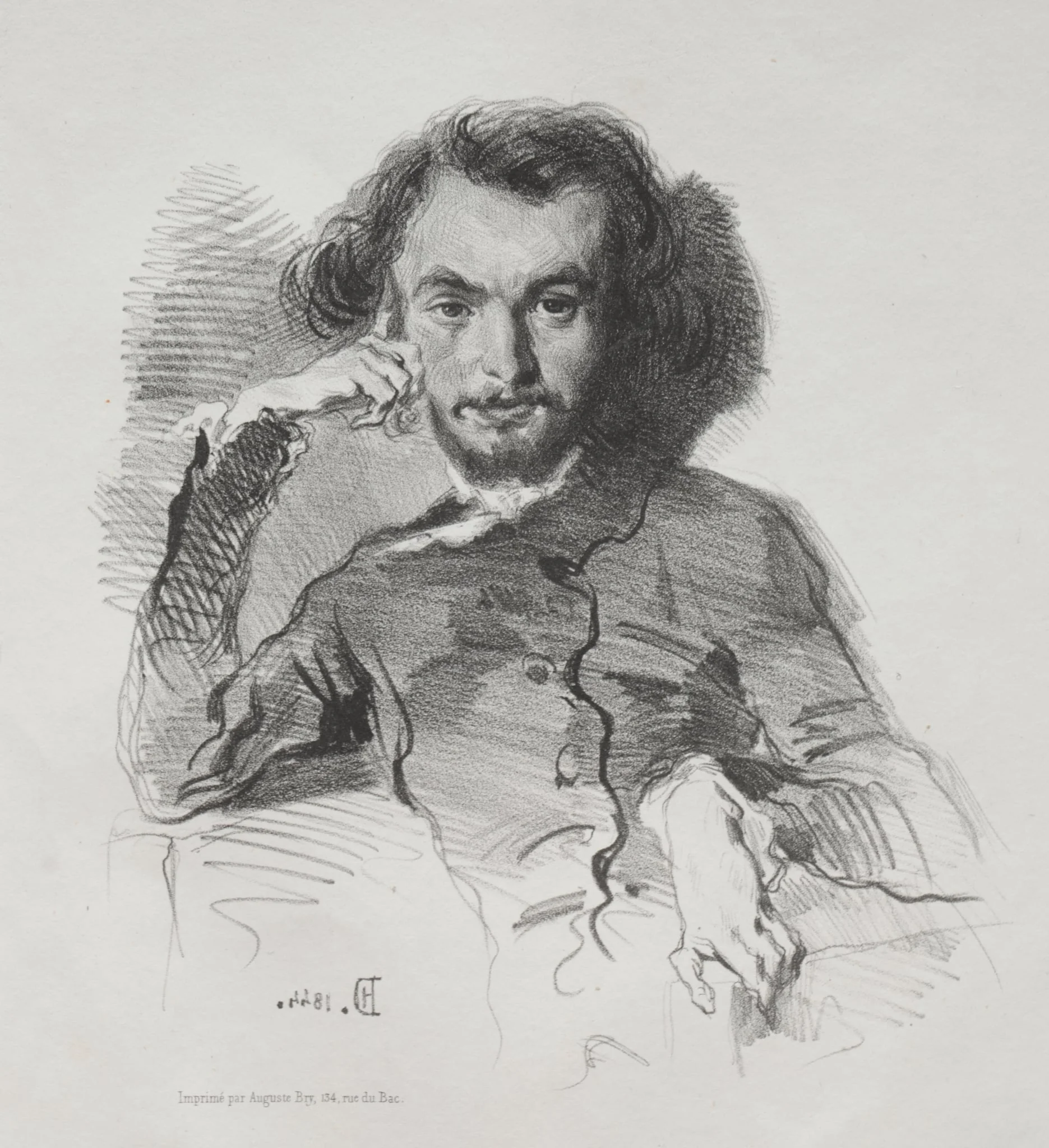 Charles Pierre Baudelaire, detail