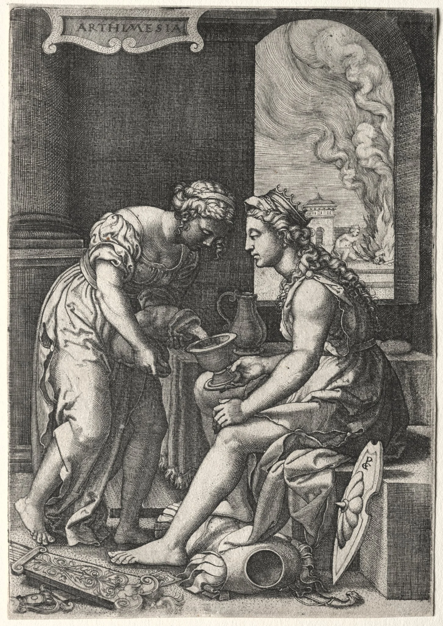 Artemisia, detail