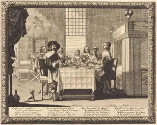 Manhood, by Abraham Bosse, ink, 1636