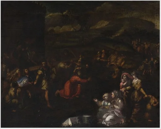 The Way to Calvary, detail