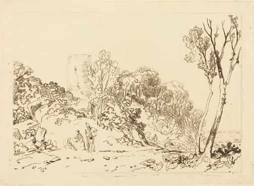 Winchelsea, Sussex, by Joseph Mallord William Turner, ink, 1812