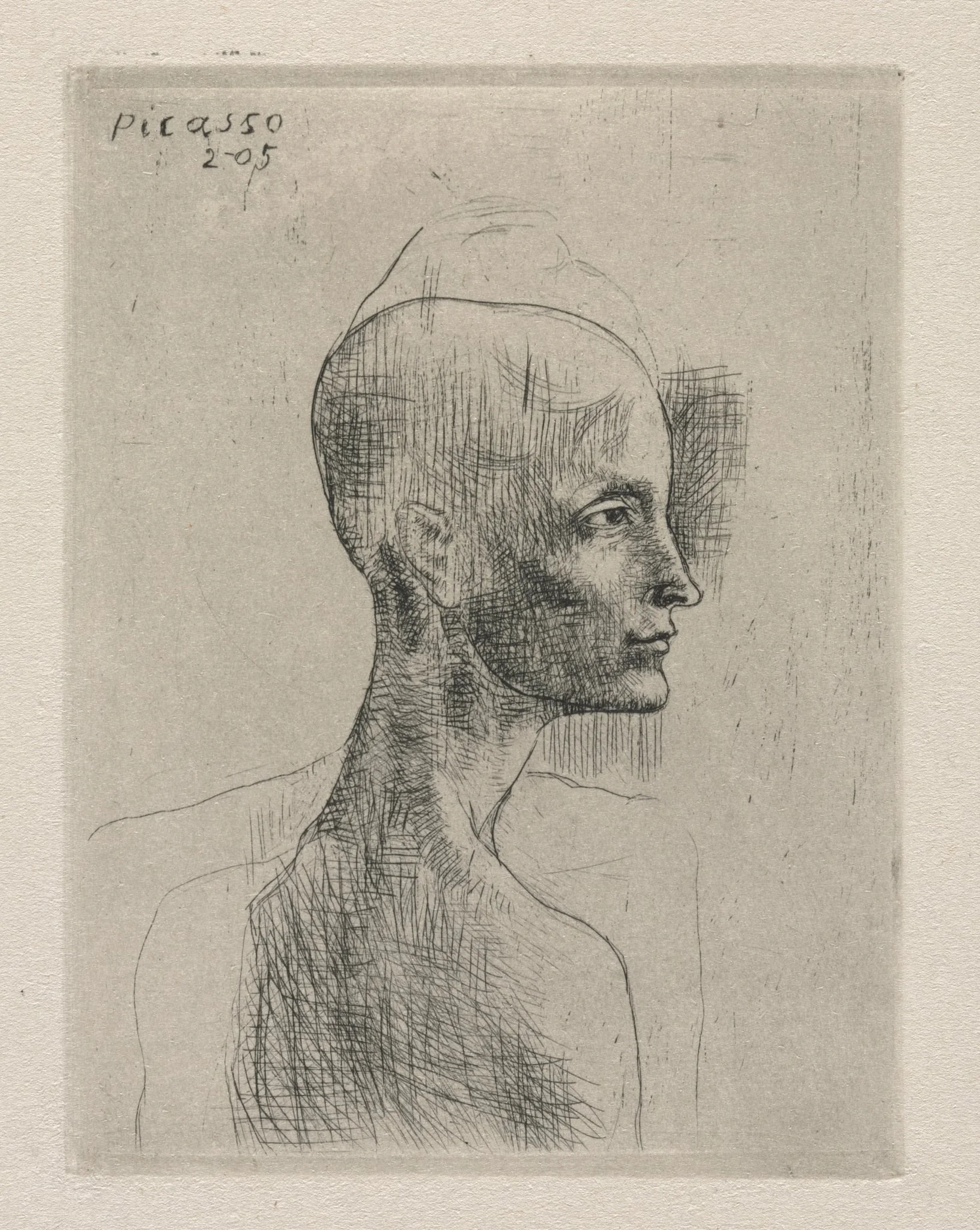 Bust of a Man, detail