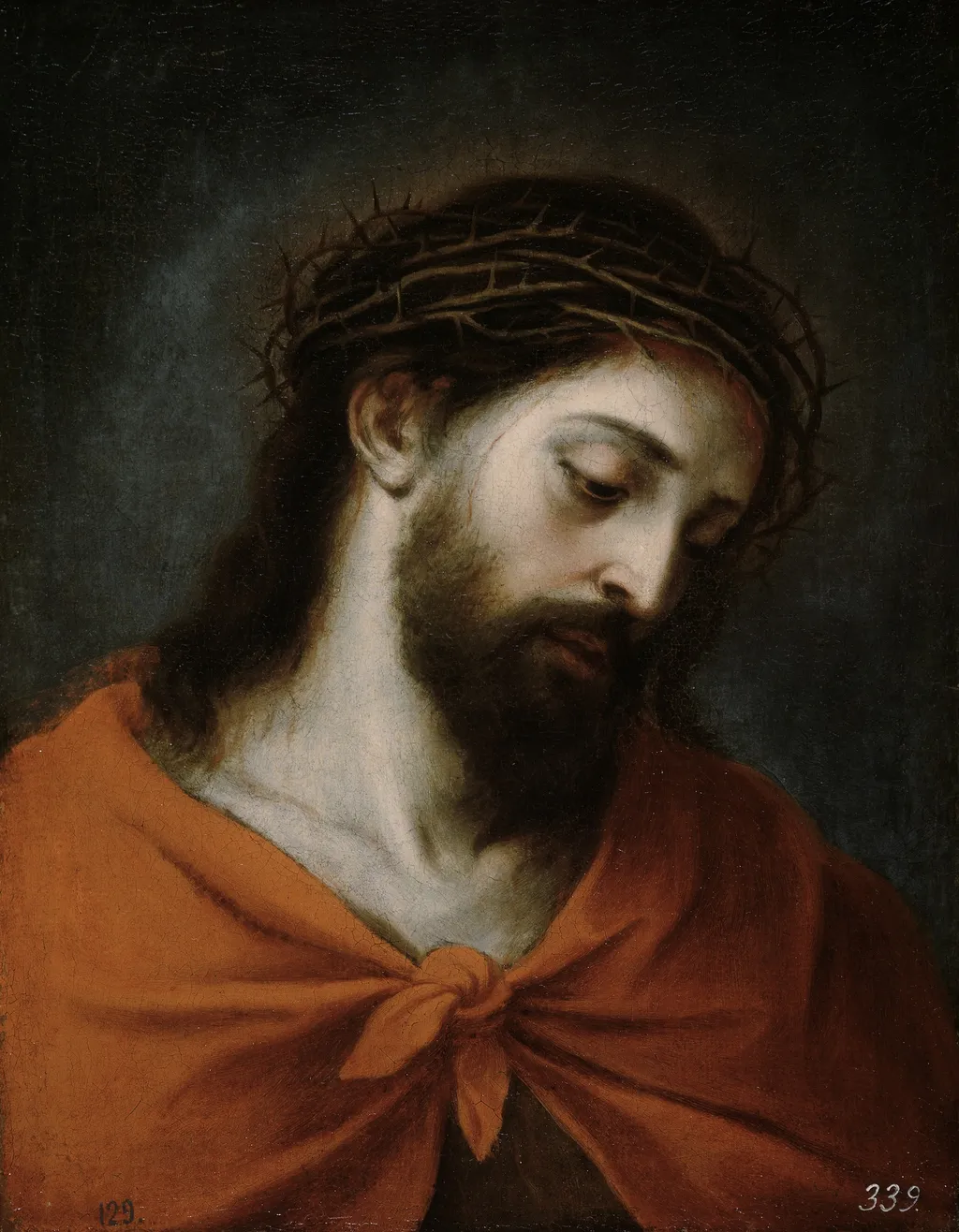 Ecce Homo, by Bartolomé Esteban Murillo, oil, 1660