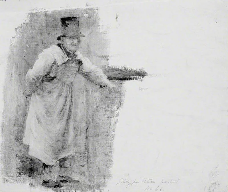 Study for 'The Return of the Penitent', detail