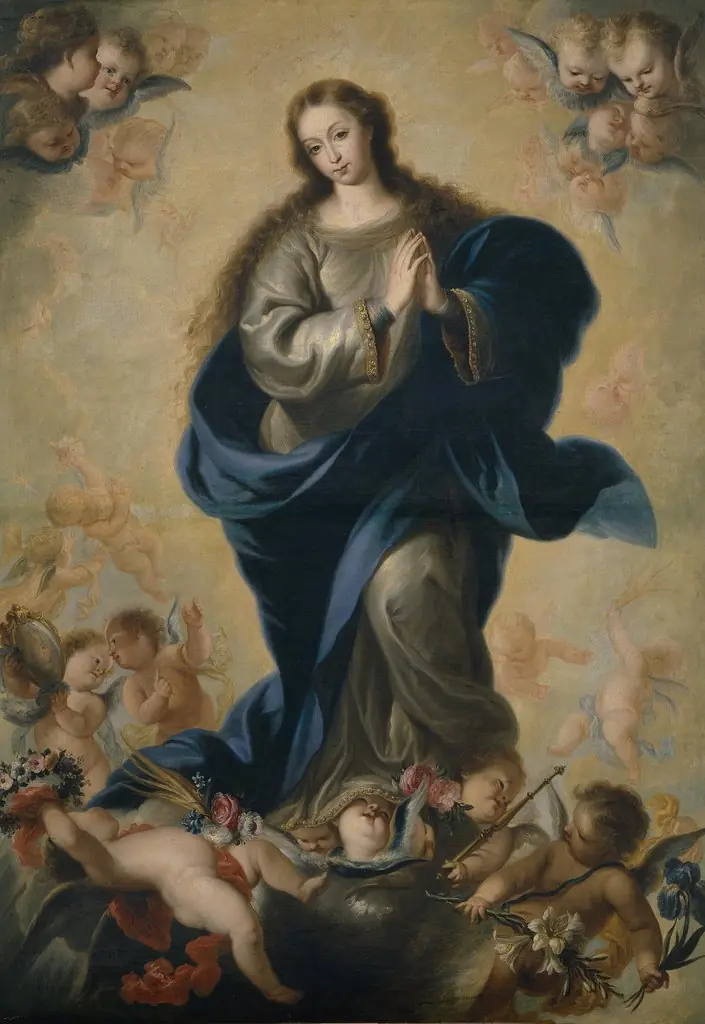 The Immaculate Conception, by Miguel Jacinto Meléndez, oil, 1733