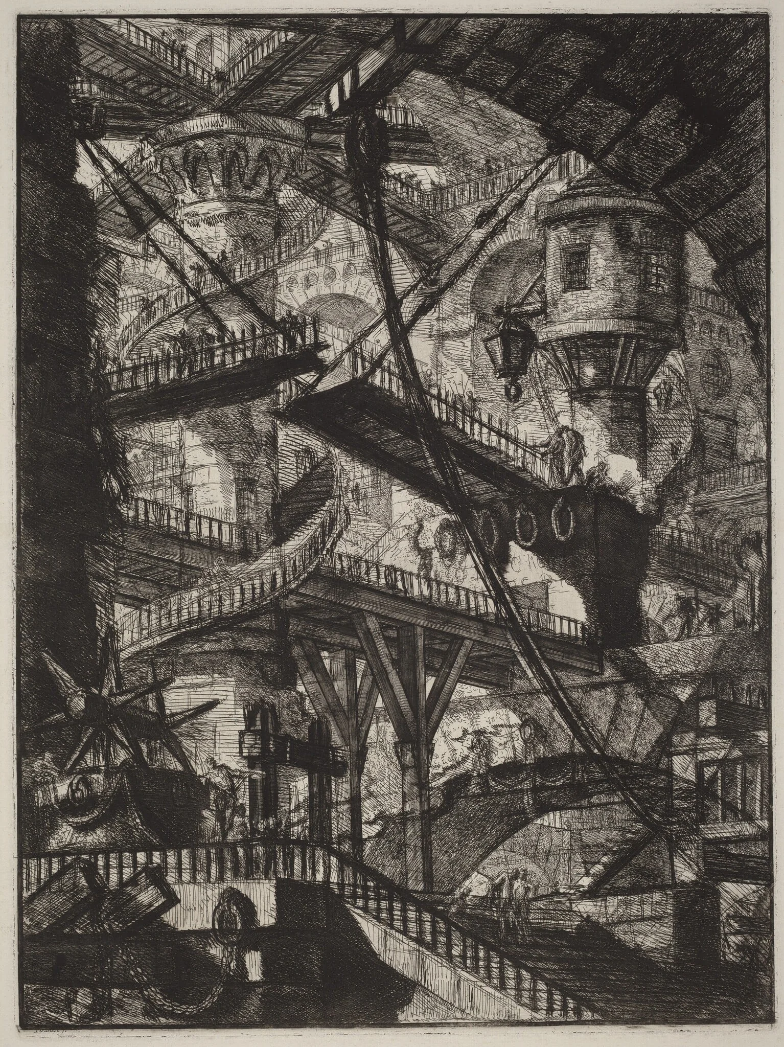 The Drawbridge, detail