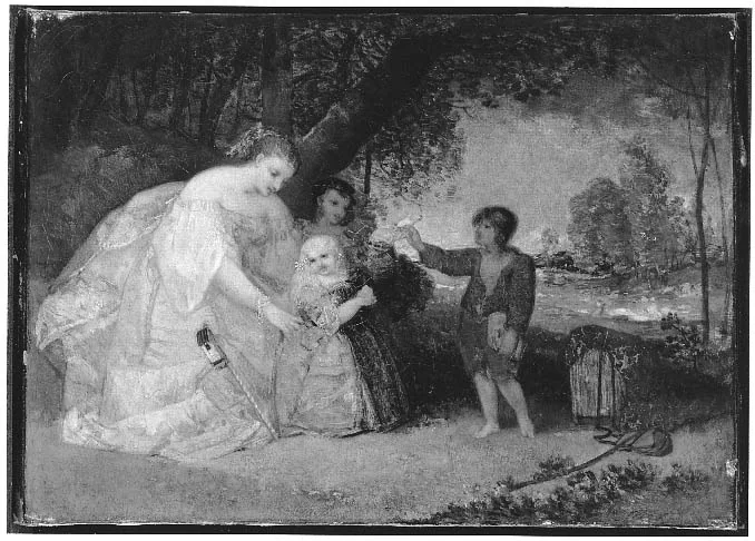 Landscape with Figures, detail