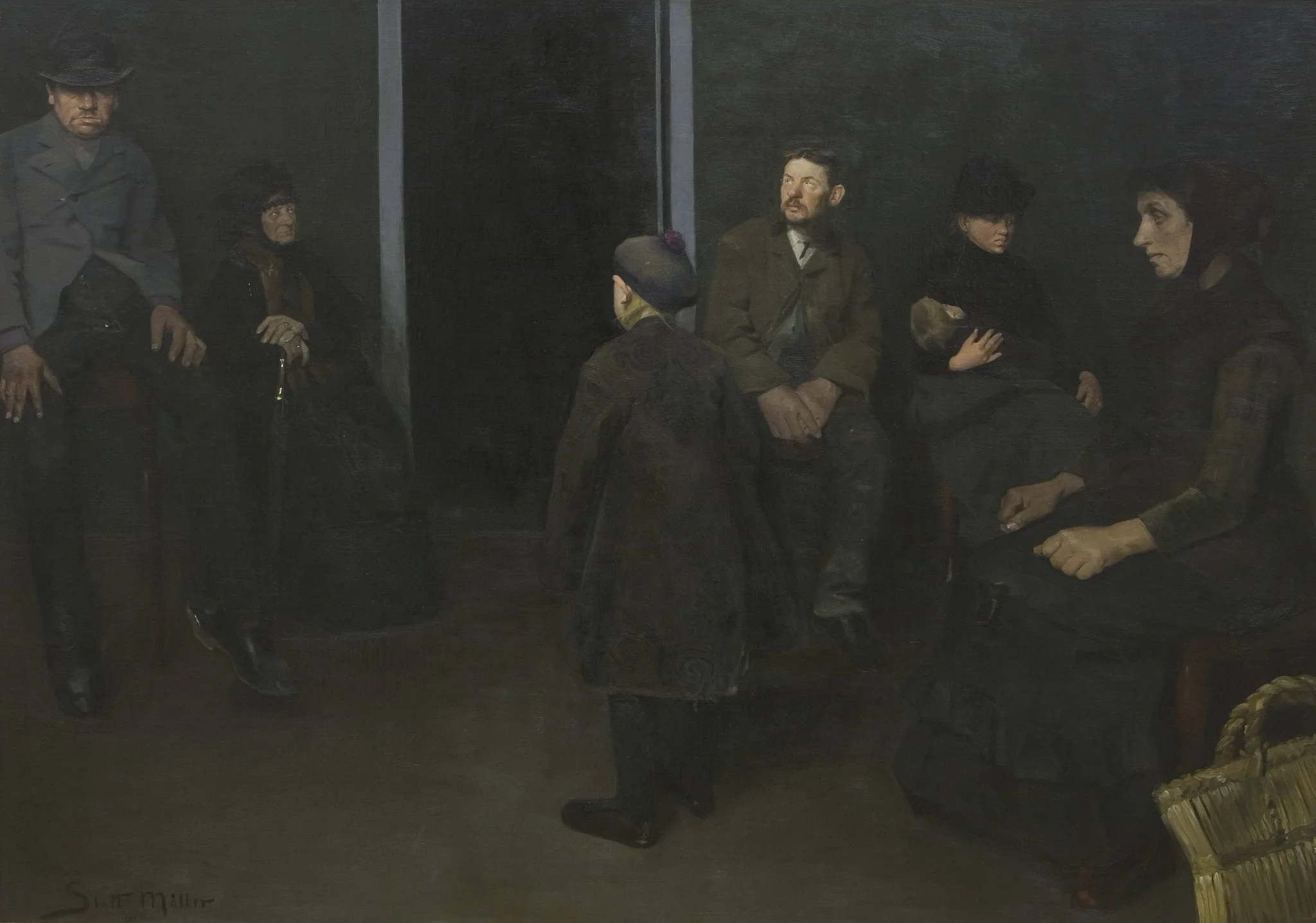 The Poor: The Waiting Room of Death, detail