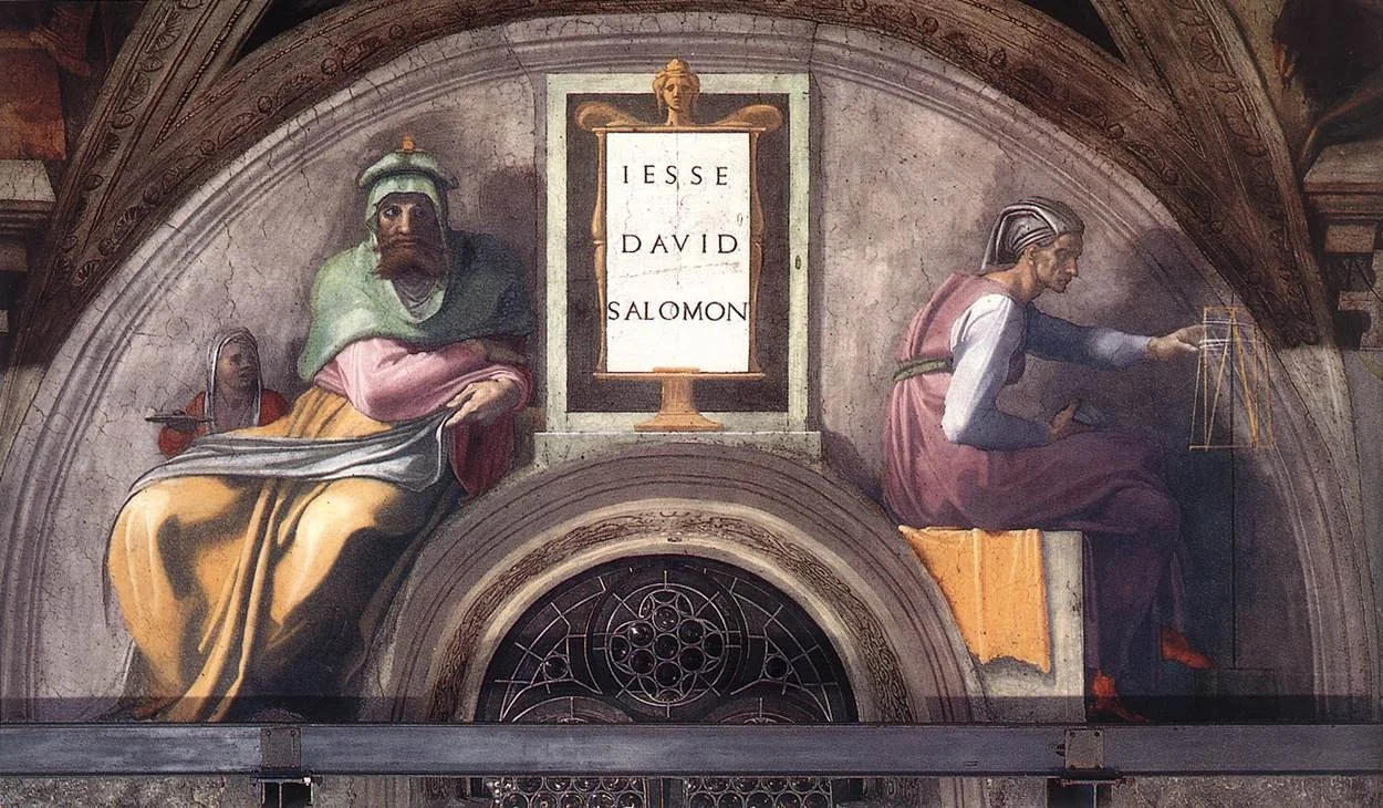 Jesse, David and Solomon, detail