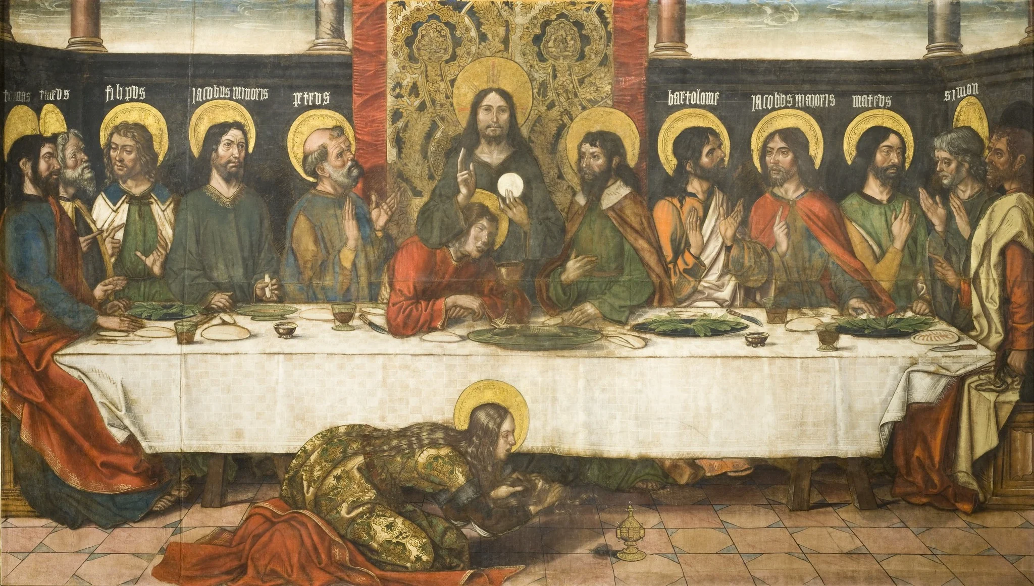 The Last Supper, detail