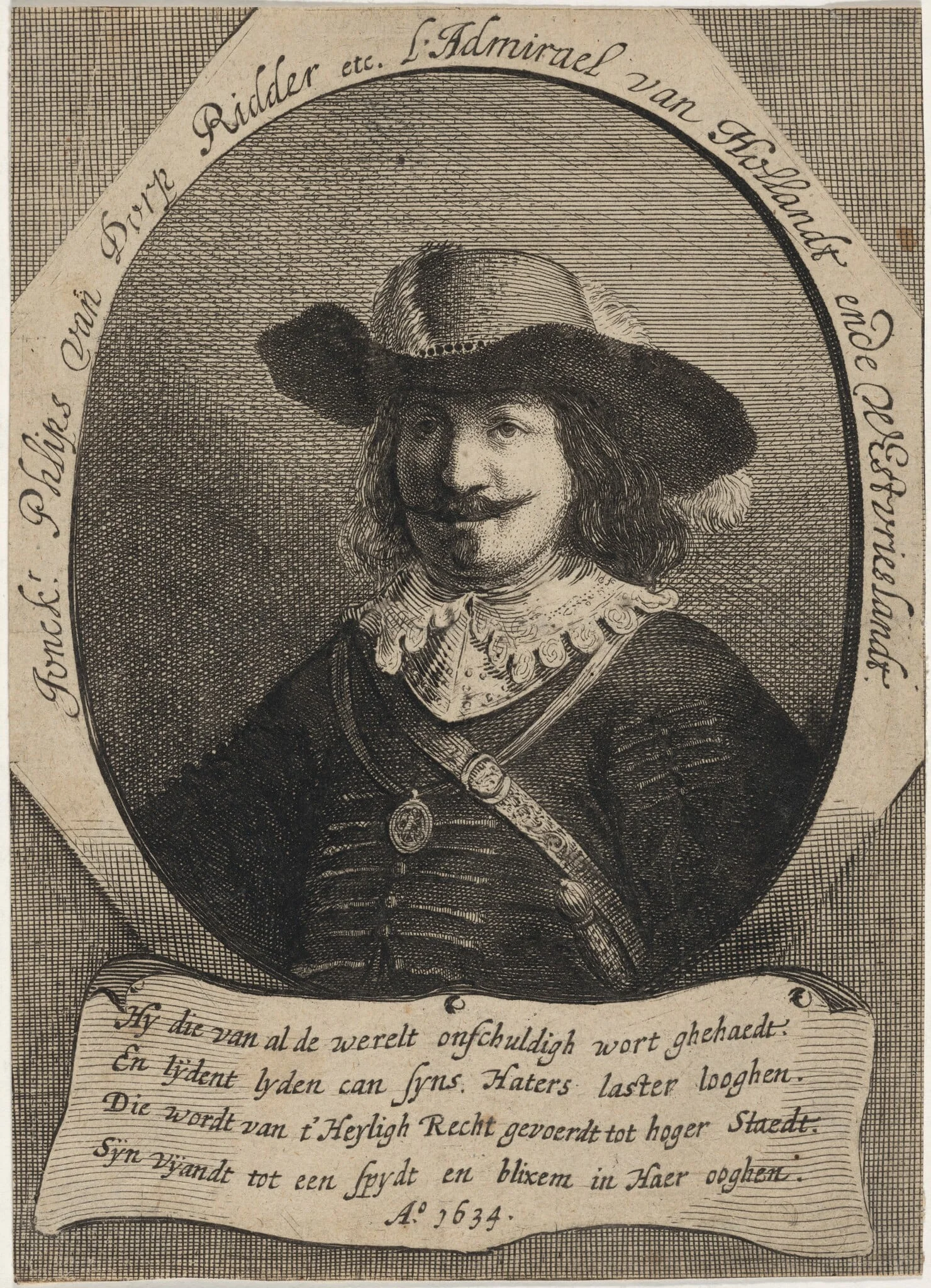 Philps van dorp Ridder, Dutch Admiral, detail