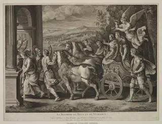 Triumph of Titus and Vespasian, by Louis Desplaces