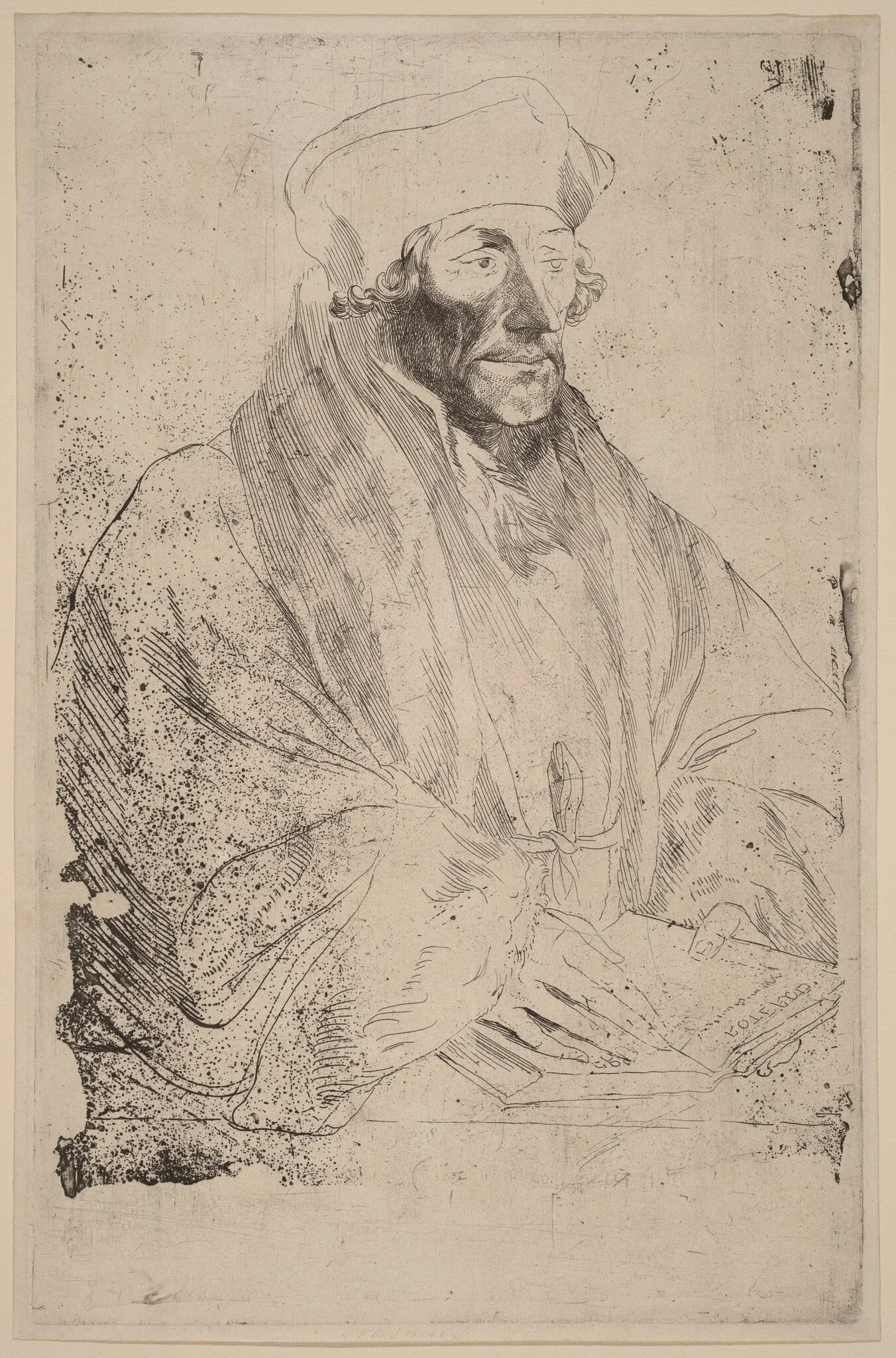 Erasmus of Rotterdam, detail