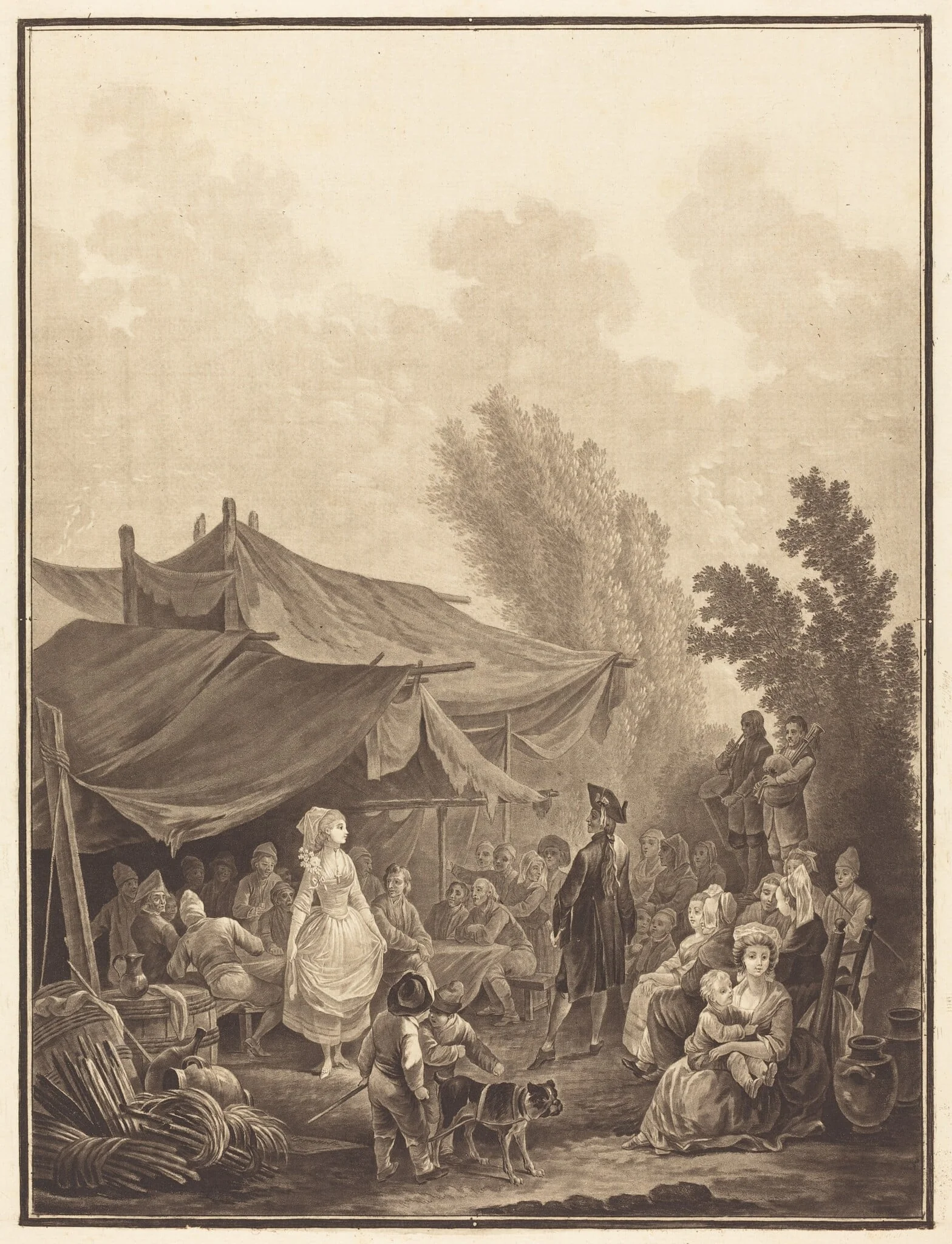 Noce de Village (Village Wedding), detail