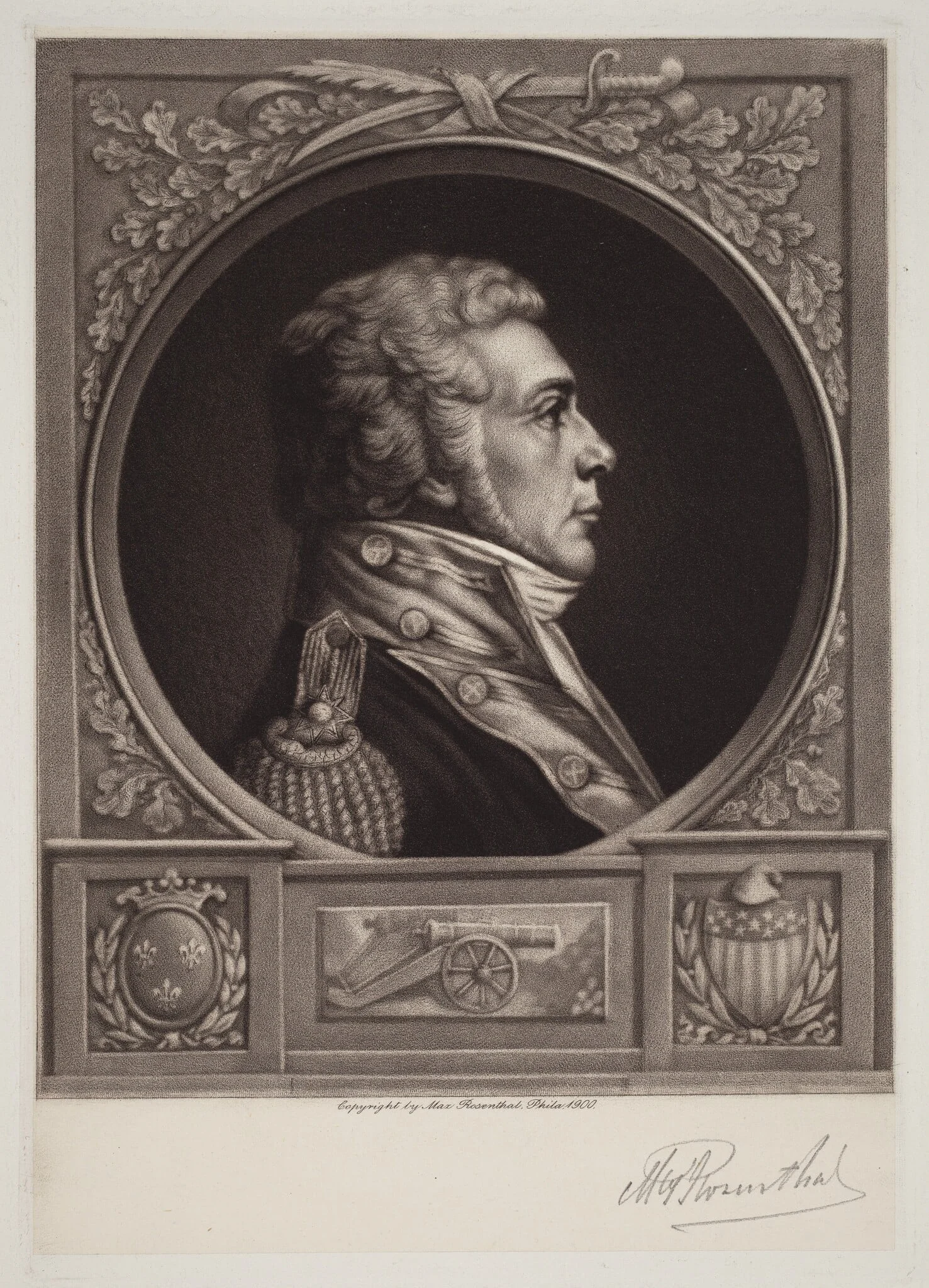 Louis, Chevalier de Toussard, detail