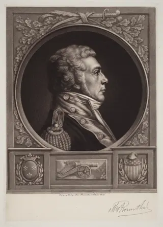 Louis, Chevalier de Toussard, by Max Rosenthal, ink, 1900