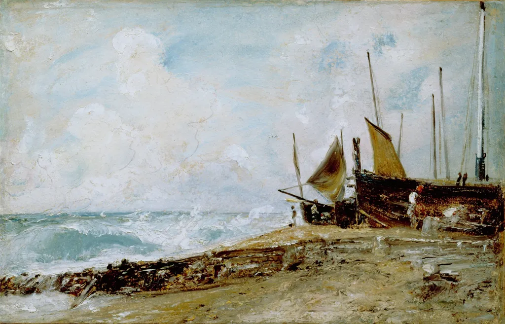 Coast Scene Near Brighton, by John Constable, unspecified, 1824