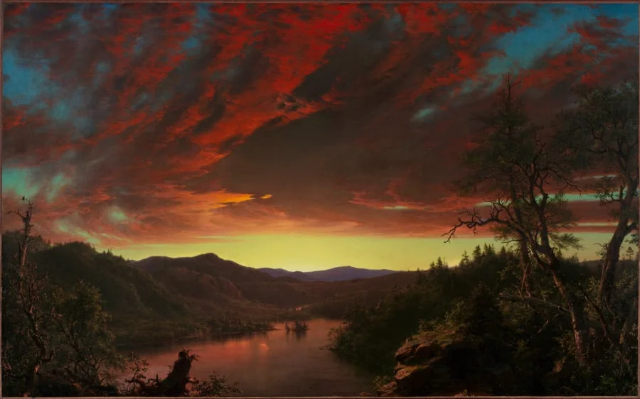 Twilight in the Wilderness, detail