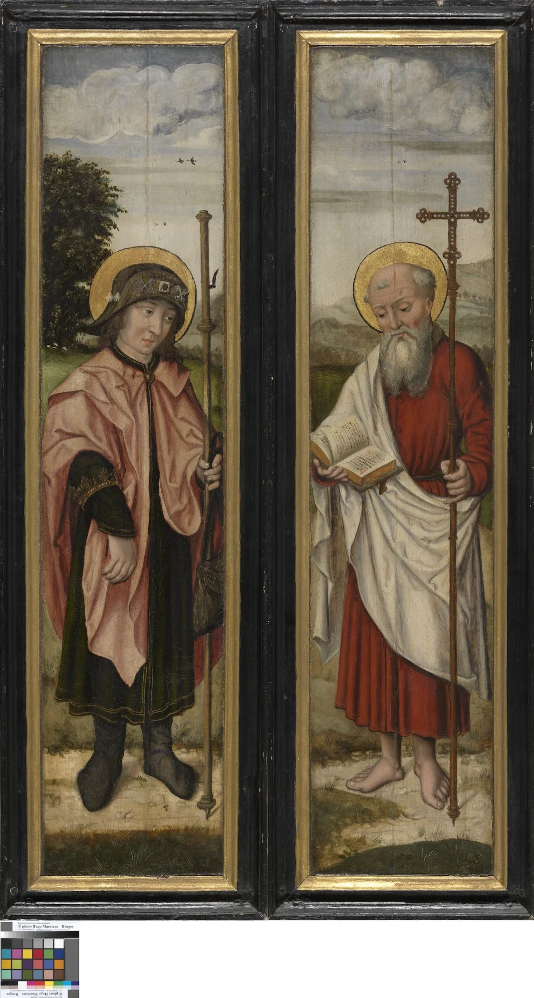 Saints Judoc and Peter, detail