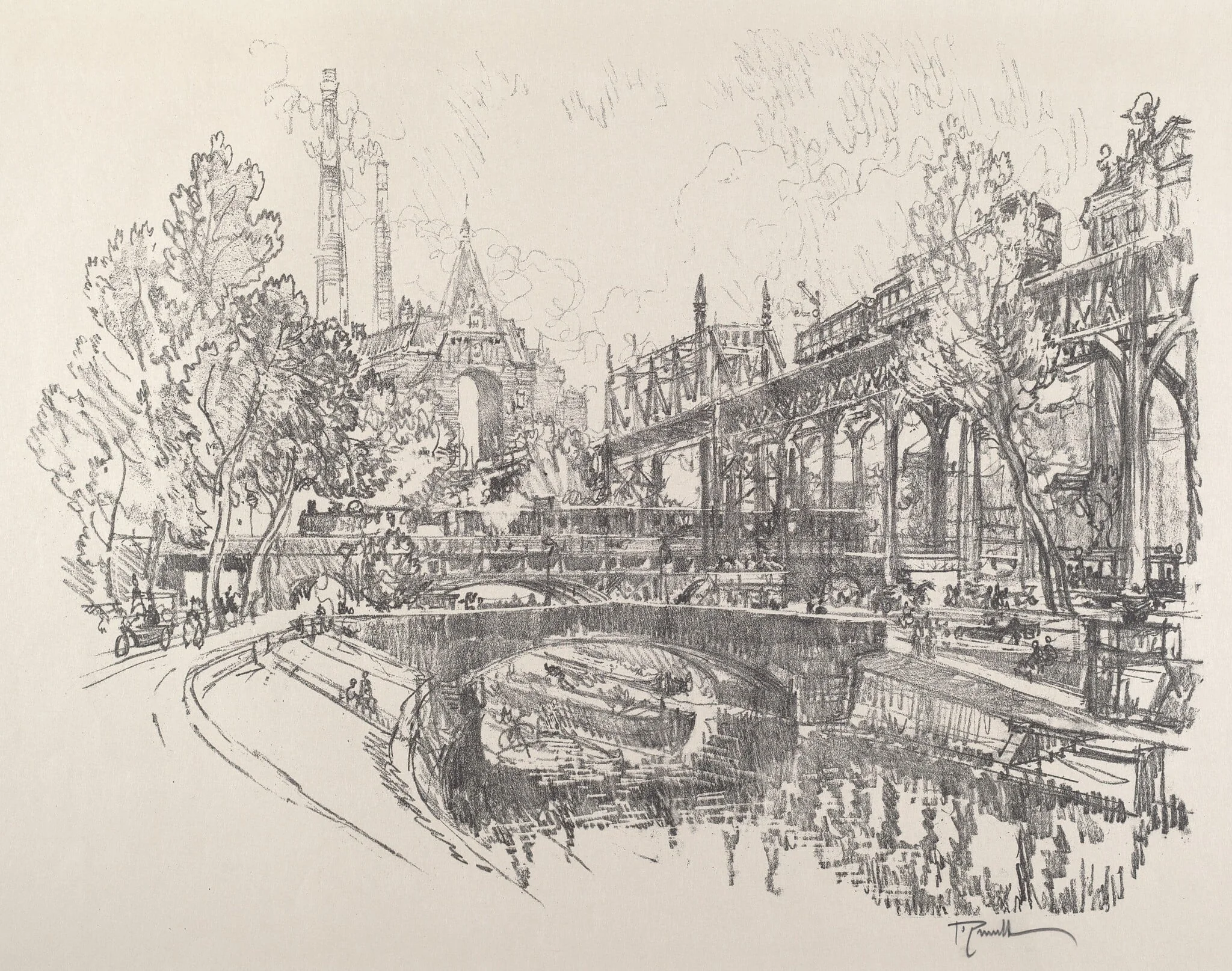 Landwehr Canal, Berlin, detail