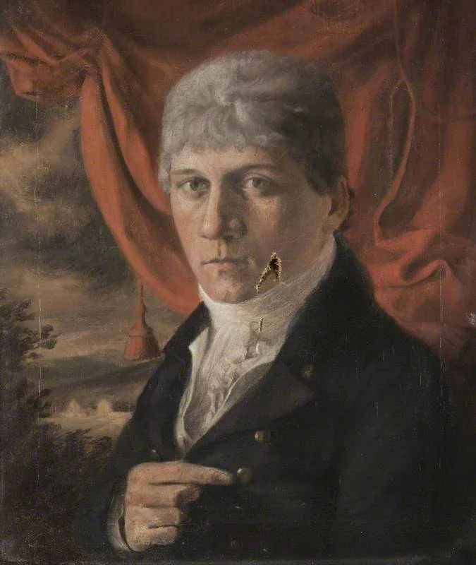 Portrait of the Artist's Brother, Captain James Wilkie (1784 - 1824), detail