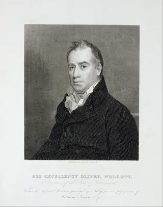 His Excellency Oliver Wolcott, Governor of the State of Connecticutt, by Asher Brown Durand, unspecified, 1820